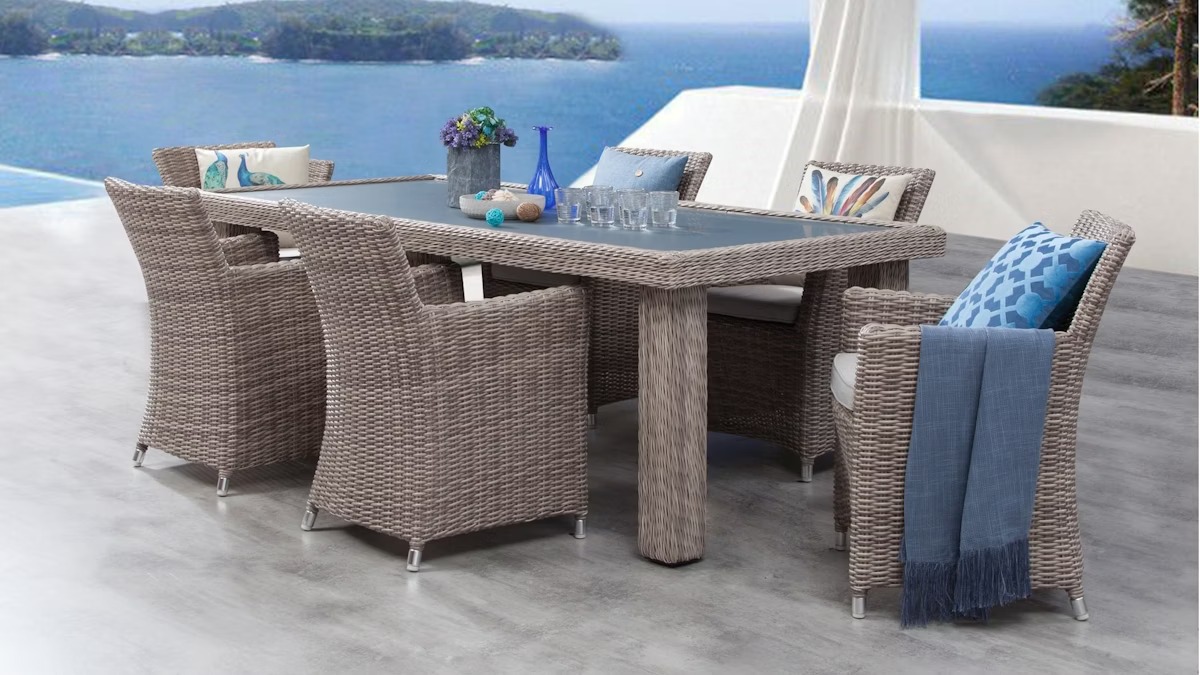Savannah 6 seater Synthetic Cane dinning set 2 Savannah 6 seater Synthetic Cane dinning set 2