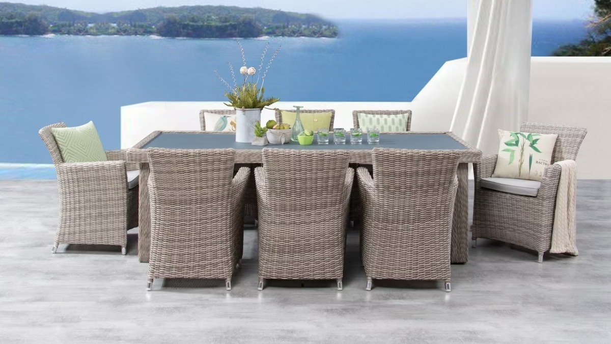 Savannah 8 Seater Synthic Cane Dining Set 1 Savannah 8 Seater Synthic Cane Dining Set